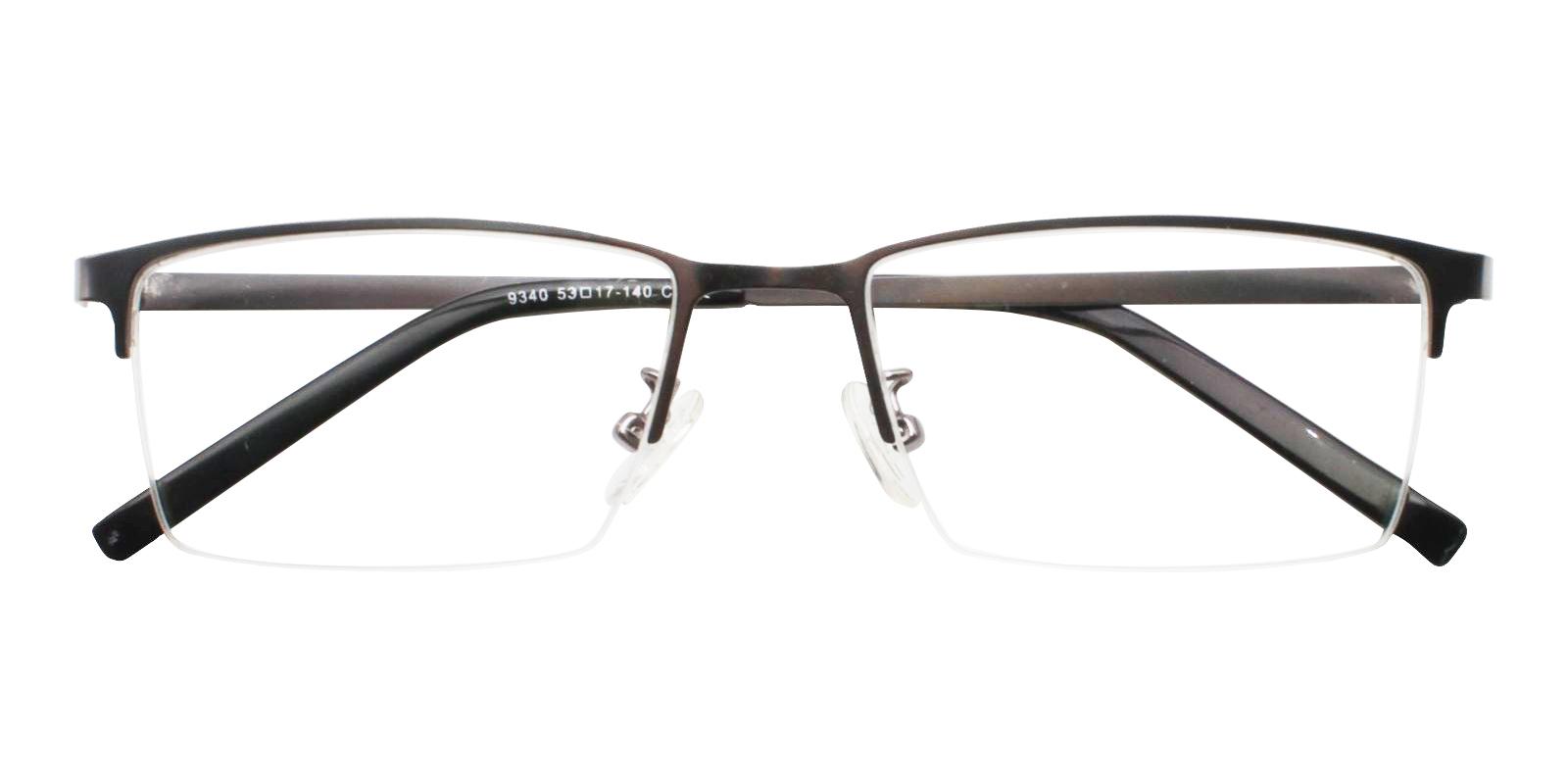 Alexander Gun Metal Eyeglasses , NosePads Frames from ABBE Glasses