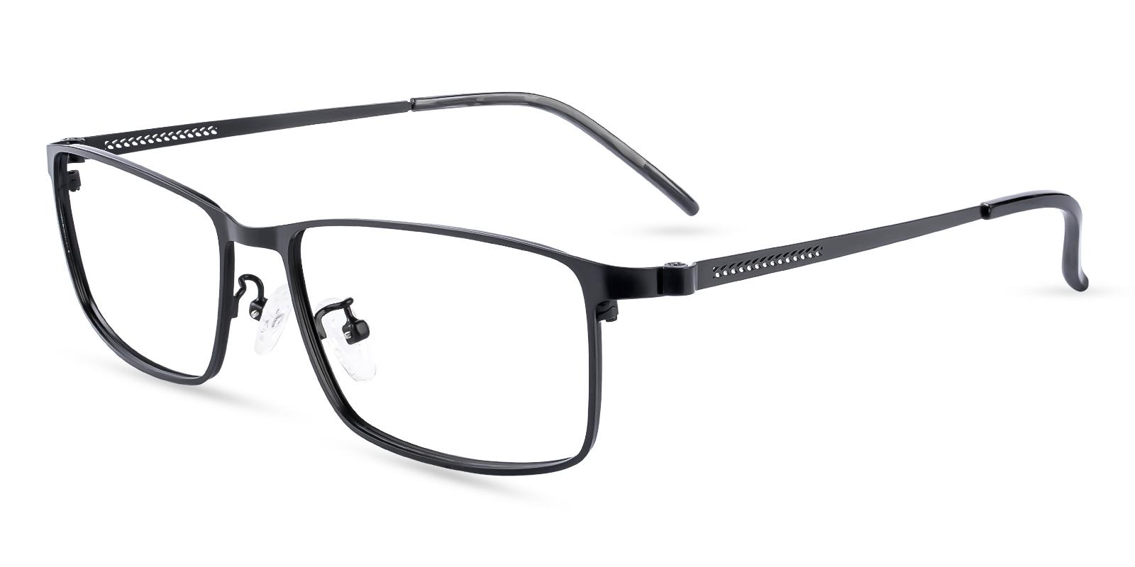 Daniel Black Metal Eyeglasses , NosePads Frames from ABBE Glasses