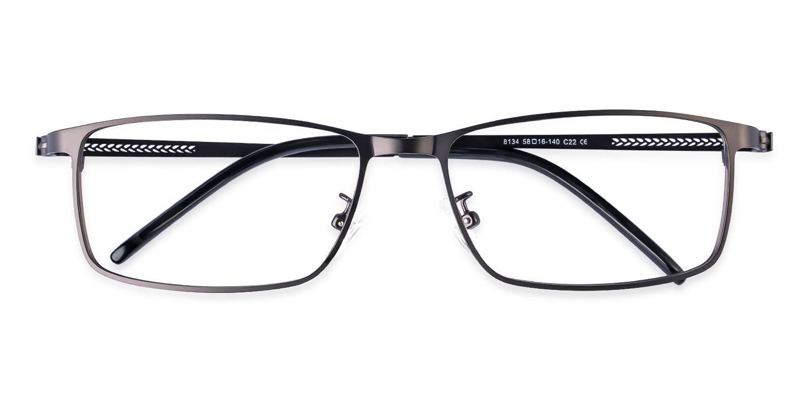 Daniel Gun Metal Eyeglasses , NosePads Frames from ABBE Glasses