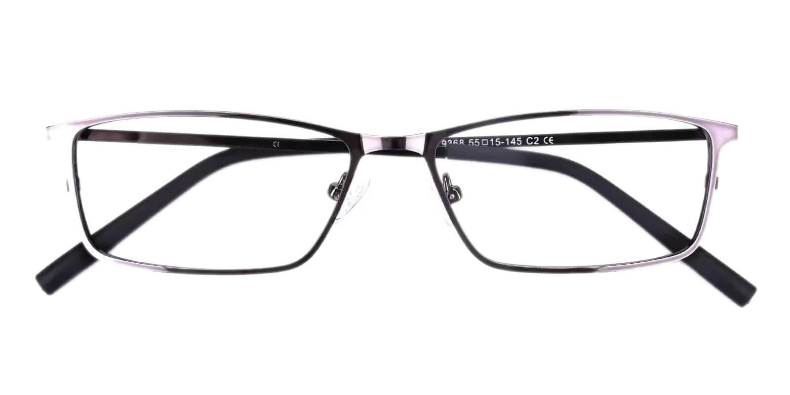 Wildersville Gun Metal Eyeglasses , NosePads Frames from ABBE Glasses