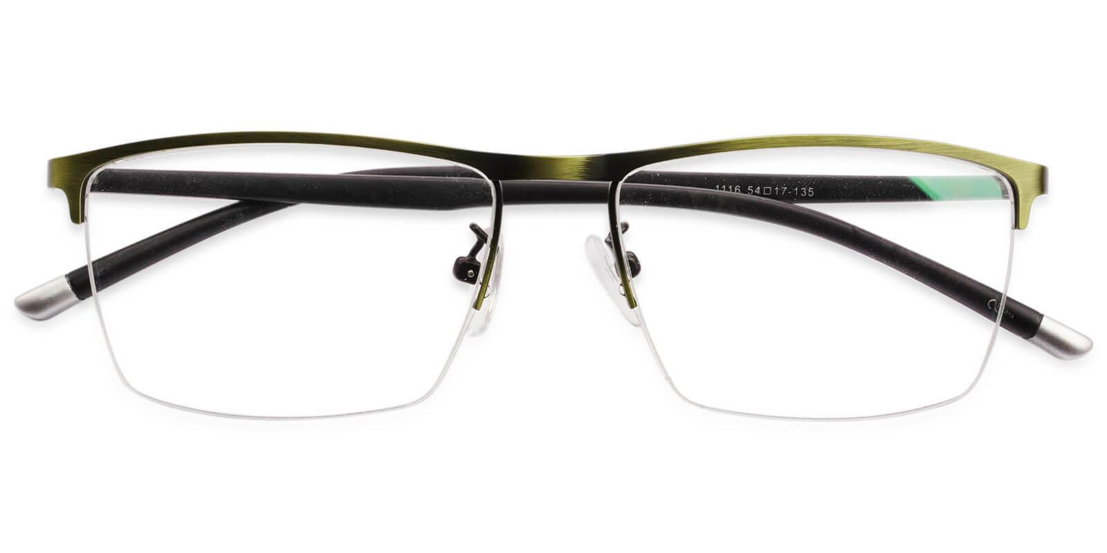 Wyatt Green Metal Eyeglasses , NosePads Frames from ABBE Glasses