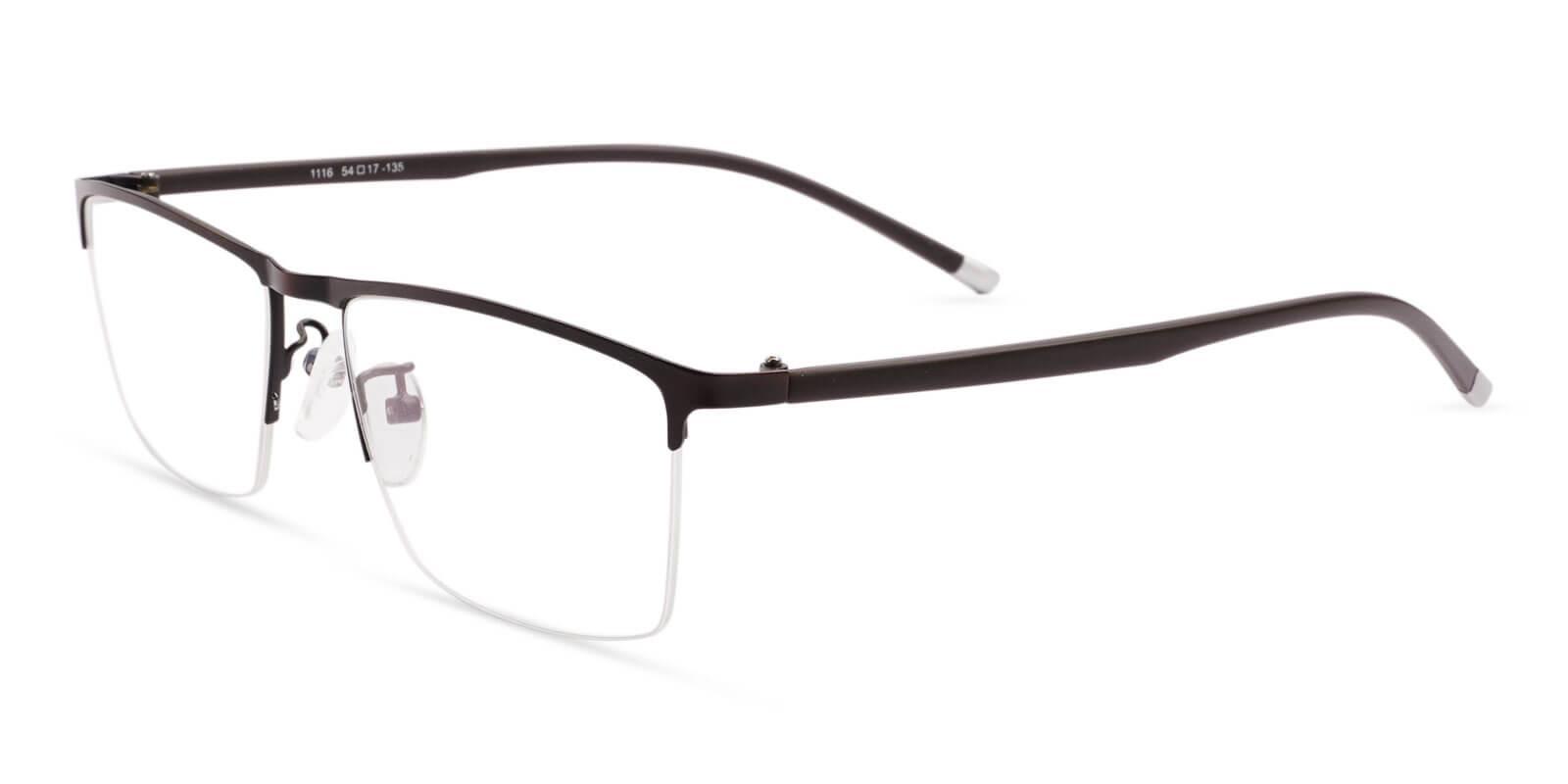 Wyatt Gun Metal Eyeglasses , NosePads Frames from ABBE Glasses