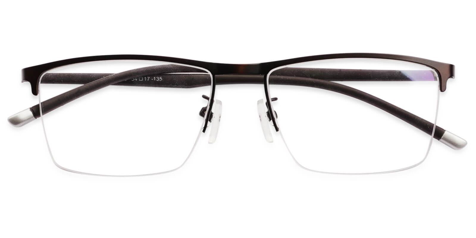 Wyatt Gun Metal Eyeglasses , NosePads Frames from ABBE Glasses