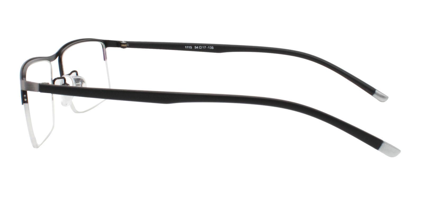 Jayden Gun Metal Eyeglasses , NosePads Frames from ABBE Glasses