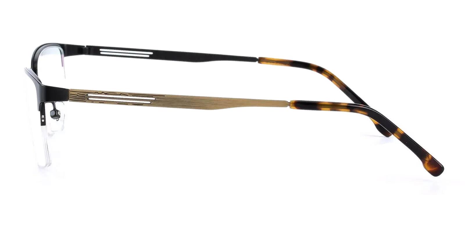 Gabriel Gold Metal Eyeglasses , NosePads Frames from ABBE Glasses