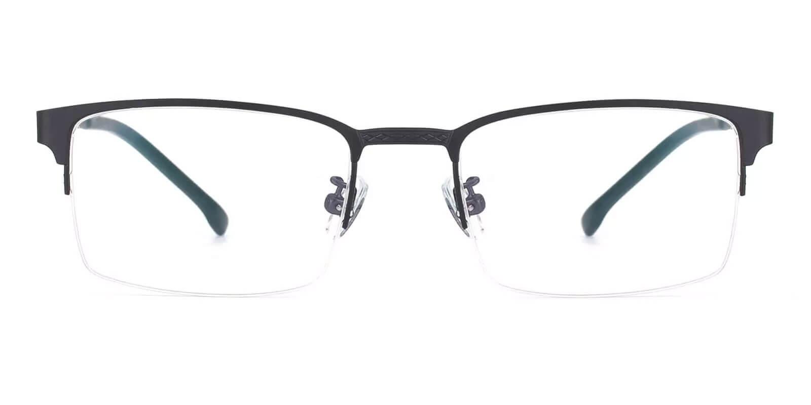 Gabriel Gun Metal Eyeglasses , NosePads Frames from ABBE Glasses