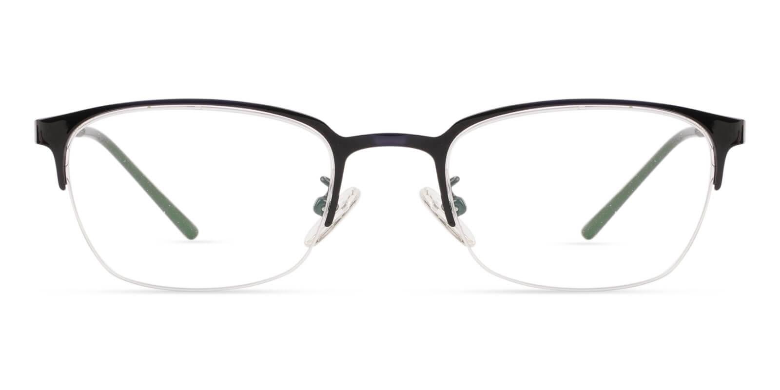 Lassiter Blue Metal Eyeglasses , NosePads Frames from ABBE Glasses
