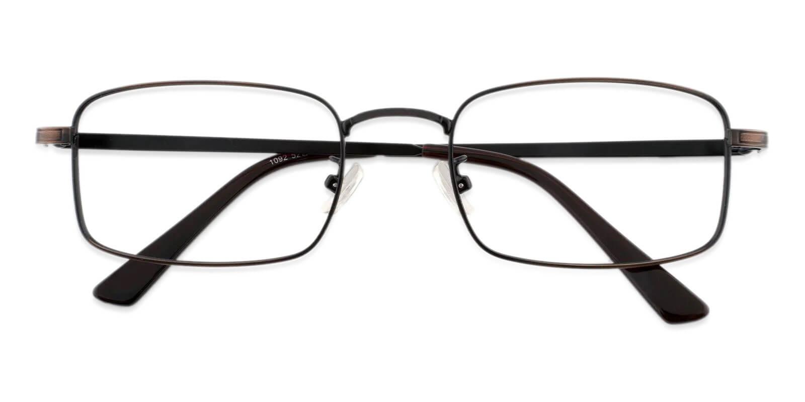 Owen Brown Metal Eyeglasses , NosePads Frames from ABBE Glasses