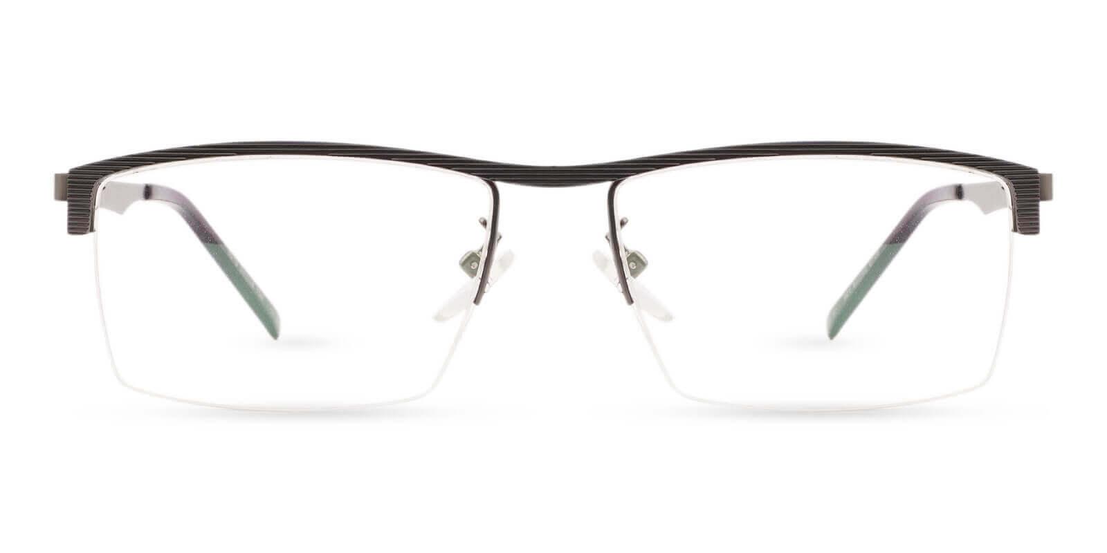Henry Gun Metal Eyeglasses , NosePads Frames from ABBE Glasses