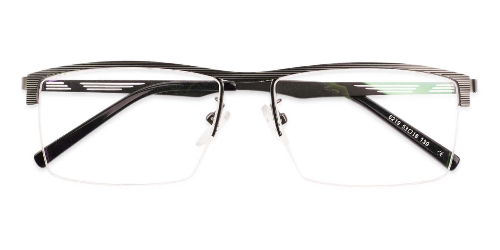 Henry Gun Metal Eyeglasses , NosePads Frames from ABBE Glasses