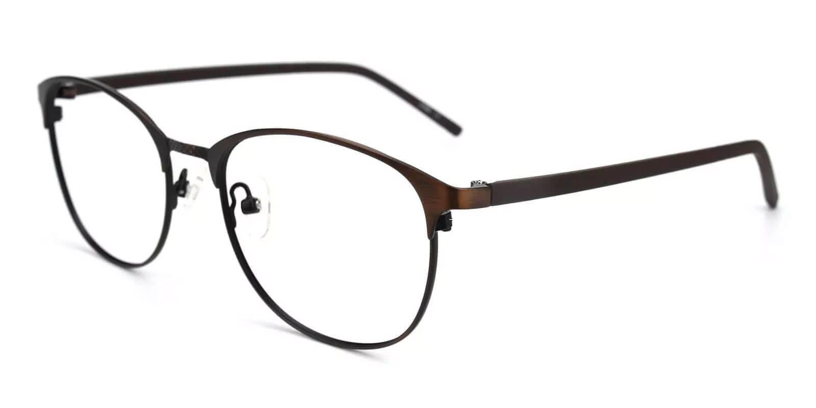 Emily Brown Metal Eyeglasses , Lightweight , NosePads Frames from ABBE Glasses