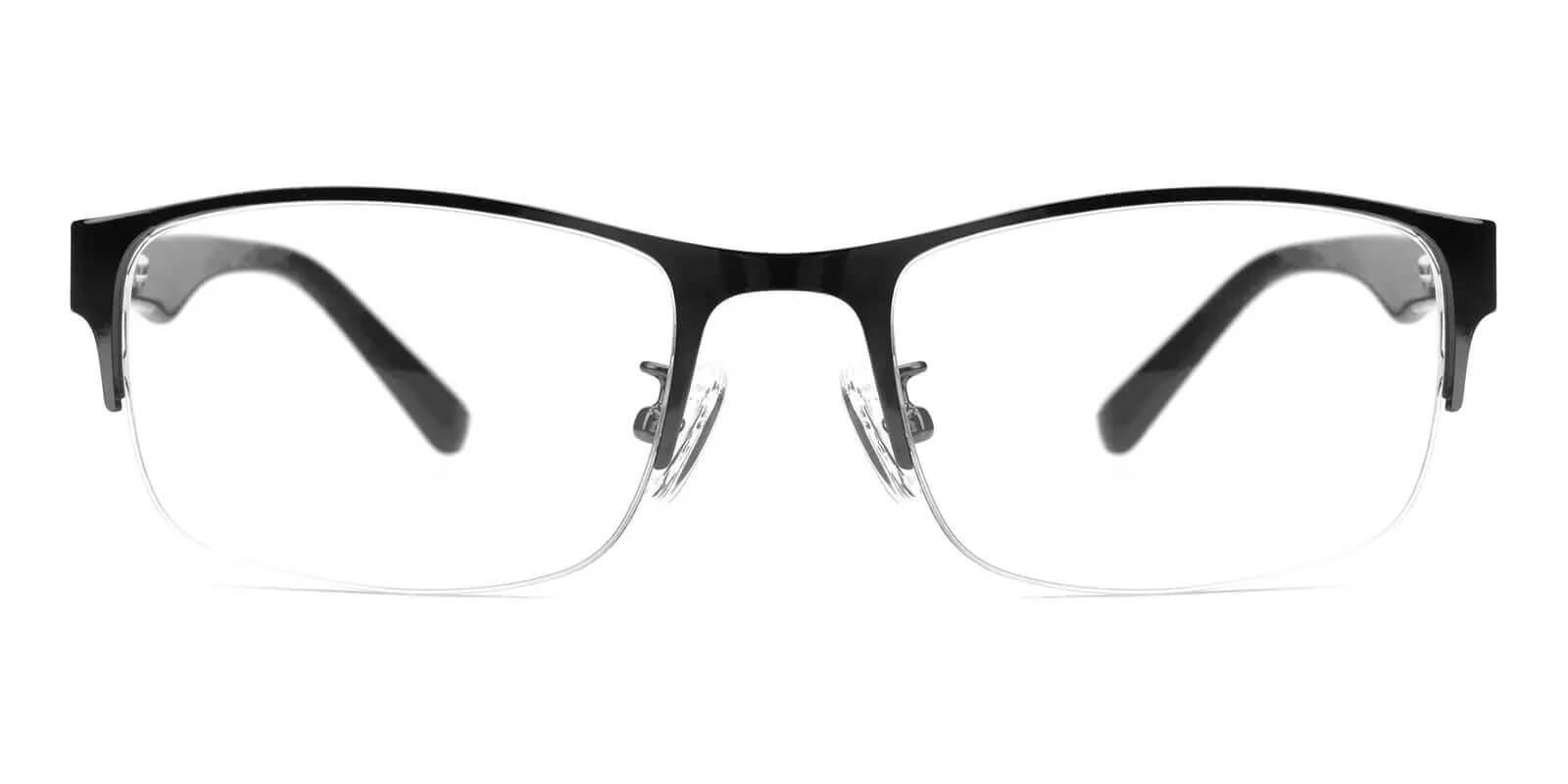 Julian Gun Metal Eyeglasses , NosePads , SpringHinges Frames from ABBE Glasses