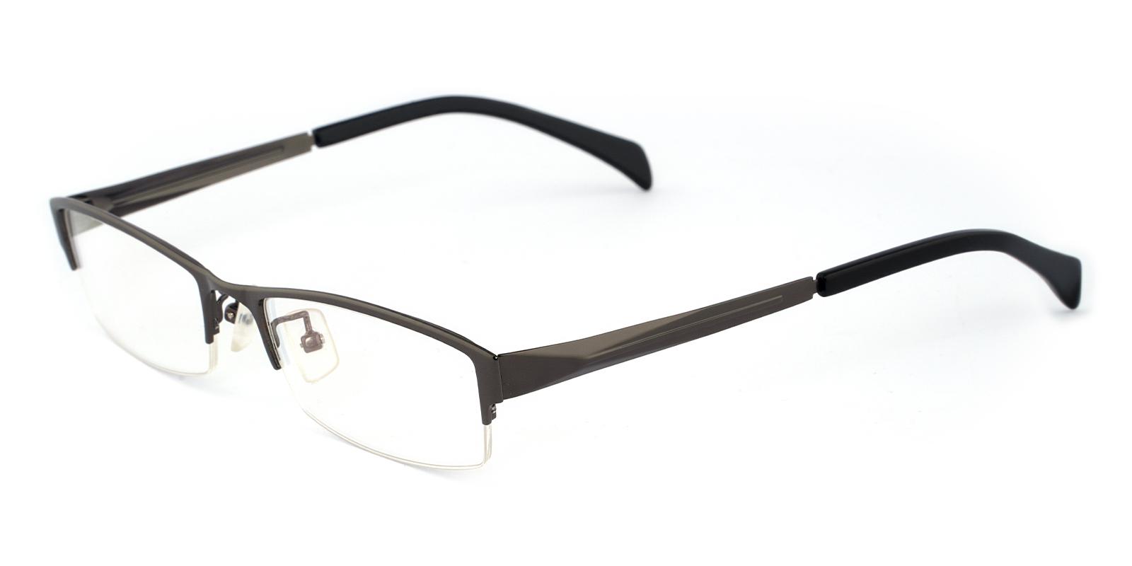 Riley Gun Metal Eyeglasses , NosePads Frames from ABBE Glasses