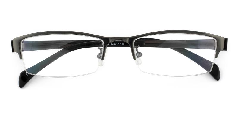 Riley - Rectangle Gun Frames Glasses | ABBE Glasses