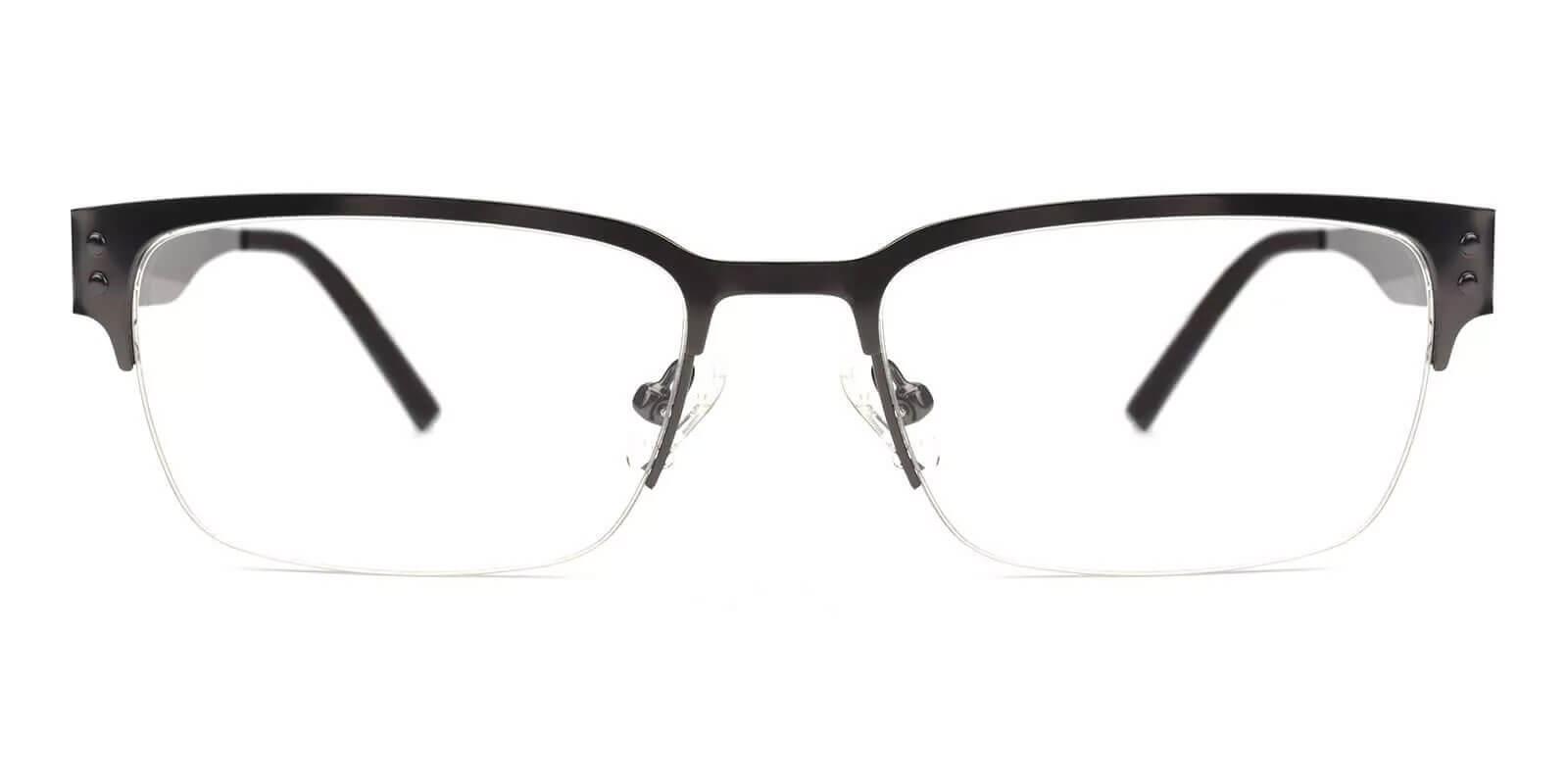 Levi Gun Metal Eyeglasses , NosePads Frames from ABBE Glasses
