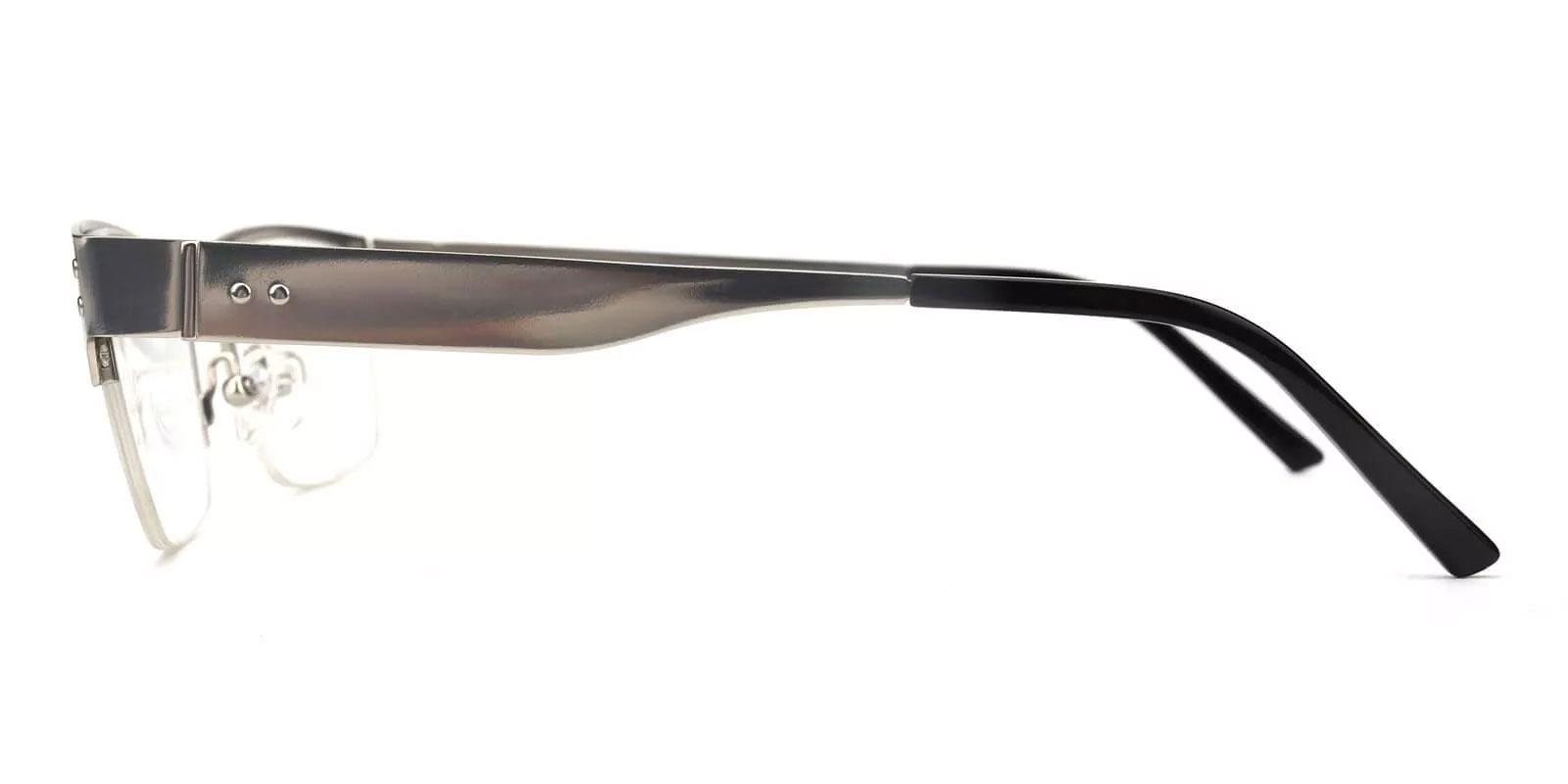Levi Silver Metal Eyeglasses , NosePads Frames from ABBE Glasses