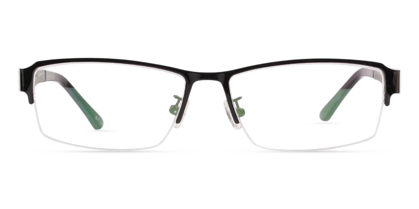 David Black Metal Eyeglasses , NosePads Frames from ABBE Glasses