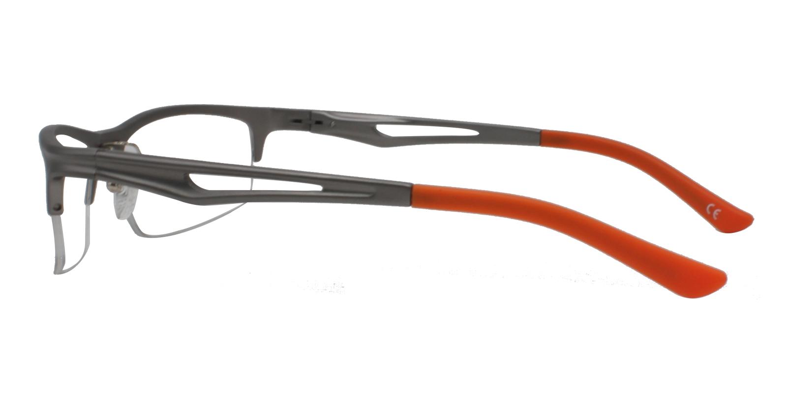Mariner Gun Metal Eyeglasses , NosePads , SpringHinges Frames from ABBE Glasses