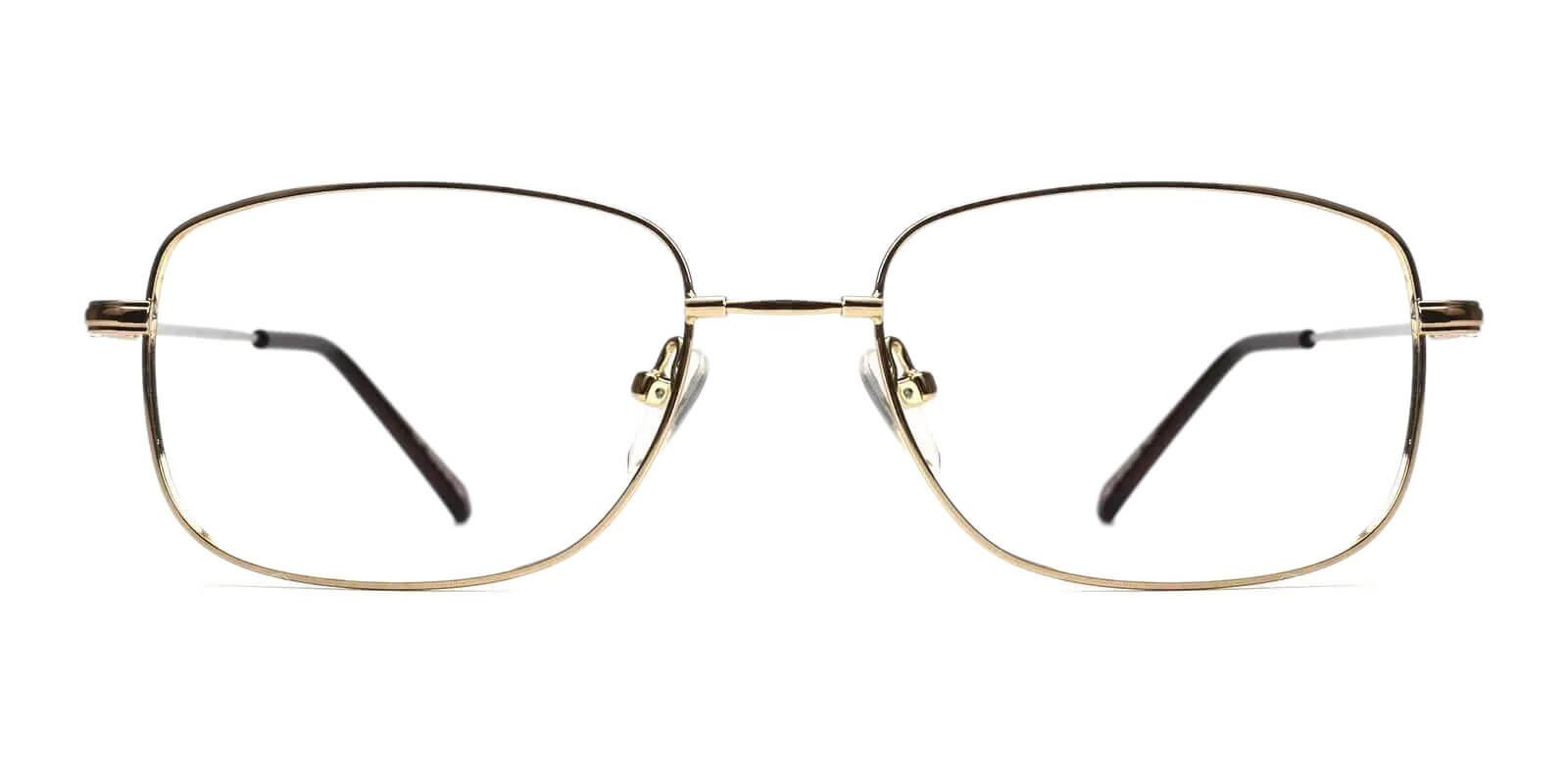 Dylan Gold Metal Eyeglasses , NosePads Frames from ABBE Glasses