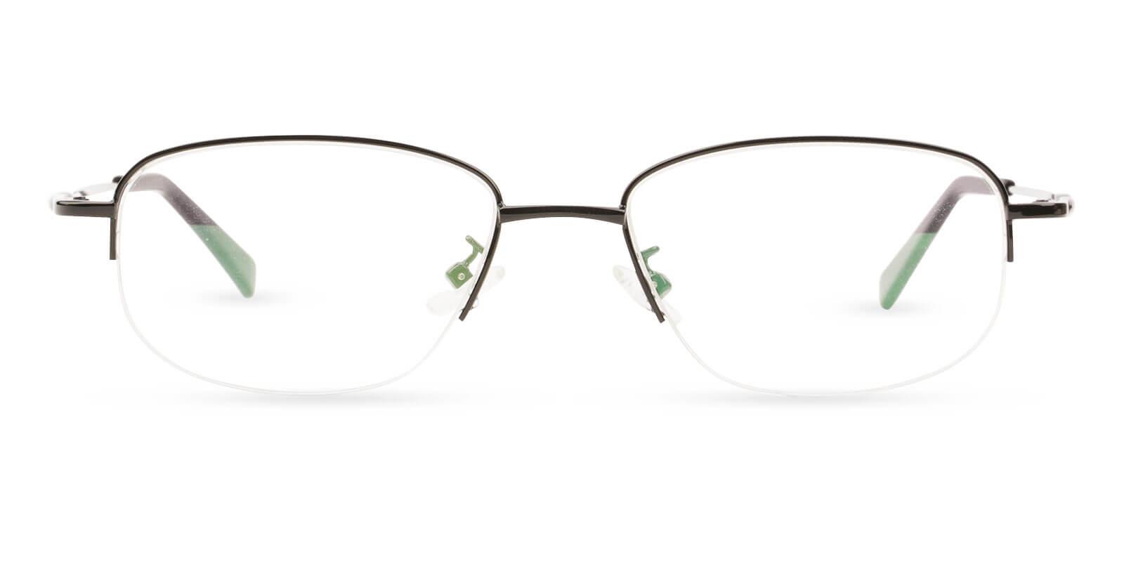 Joshua Black Metal Eyeglasses , NosePads Frames from ABBE Glasses