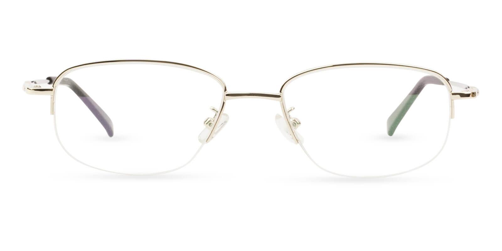 Joshua Gold Metal Eyeglasses , NosePads Frames from ABBE Glasses