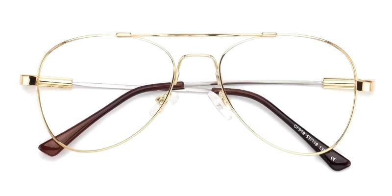 Hunter Gold  Frames from ABBE Glasses