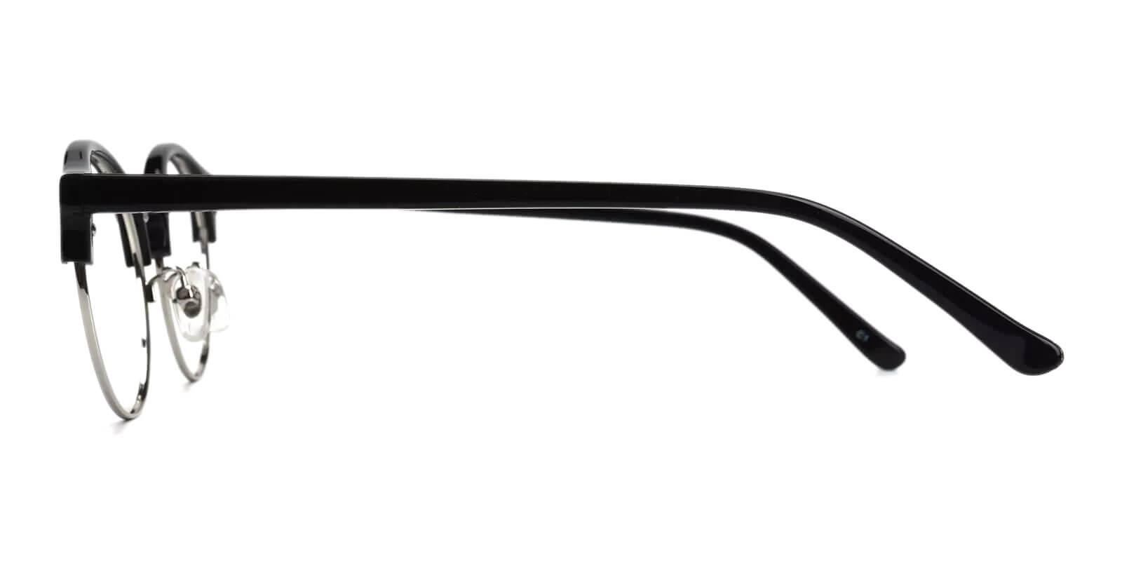 Zenoria Black Combination Eyeglasses , NosePads Frames from ABBE Glasses