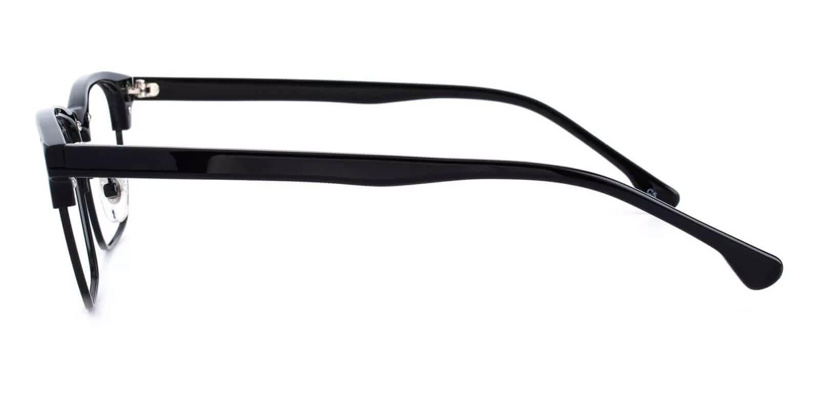 Joseph Black Combination Eyeglasses , NosePads Frames from ABBE Glasses
