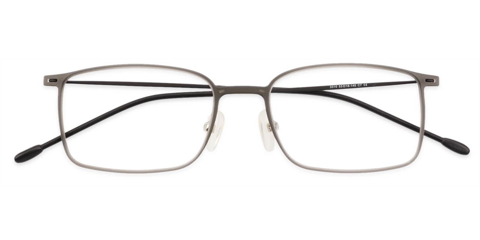 Philadelphia Gray Combination Eyeglasses , Lightweight , NosePads Frames from ABBE Glasses