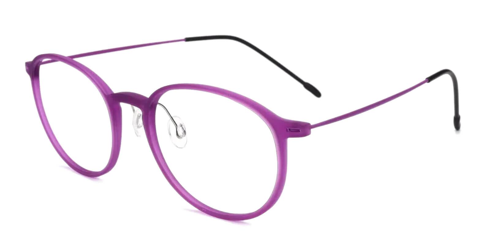 Yoga Purple Combination Eyeglasses , Lightweight , NosePads Frames from ABBE Glasses