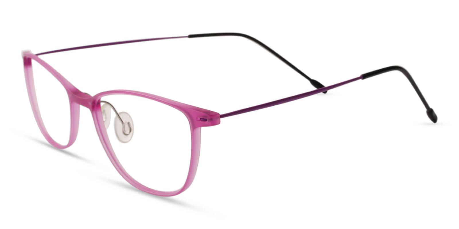 Nigeria Pink Combination Eyeglasses , Lightweight , NosePads Frames from ABBE Glasses