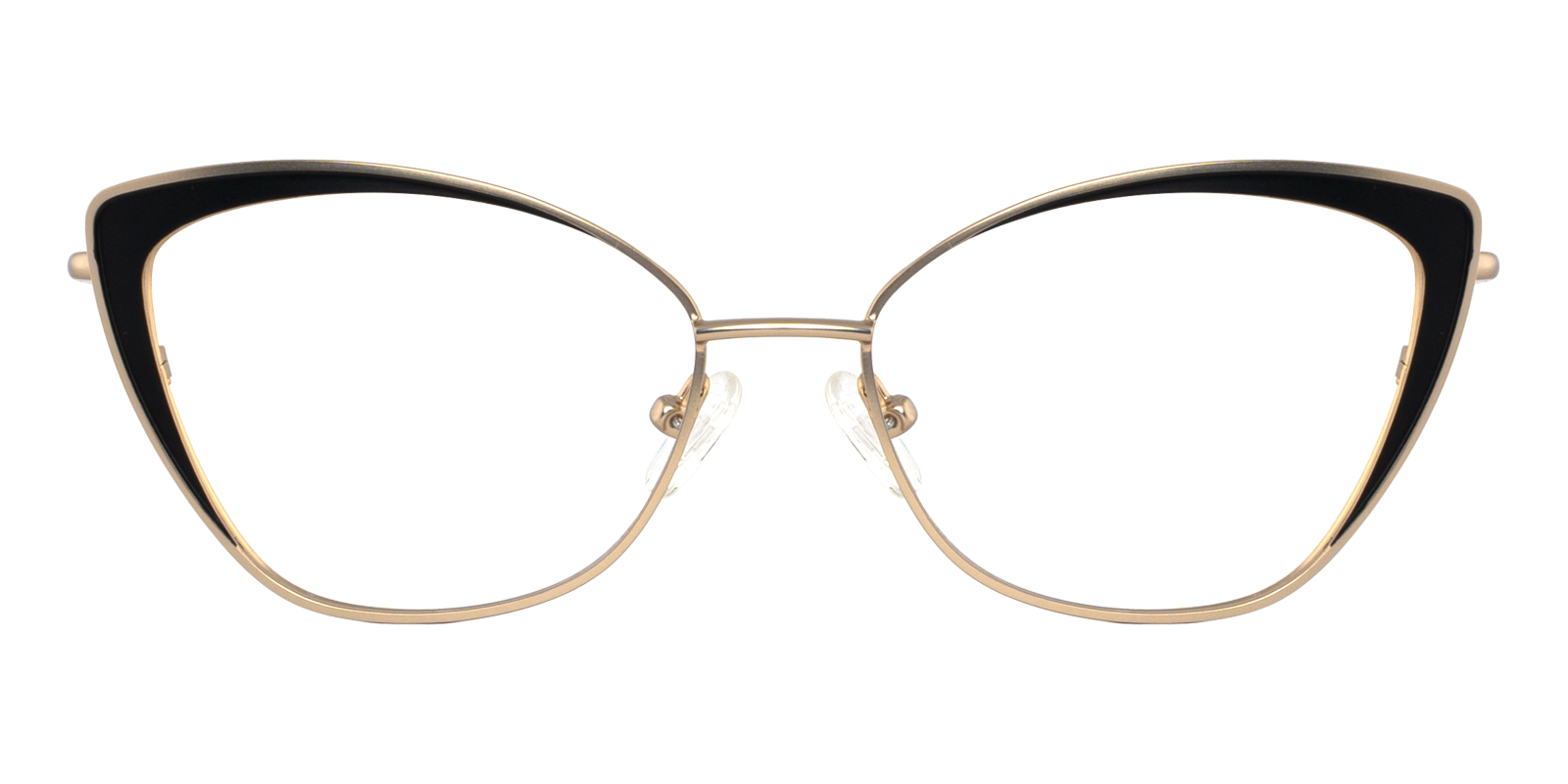 Paisley - Stylish Rose Gold Cat Eye Glasses with Metal Frames | ABBE ...