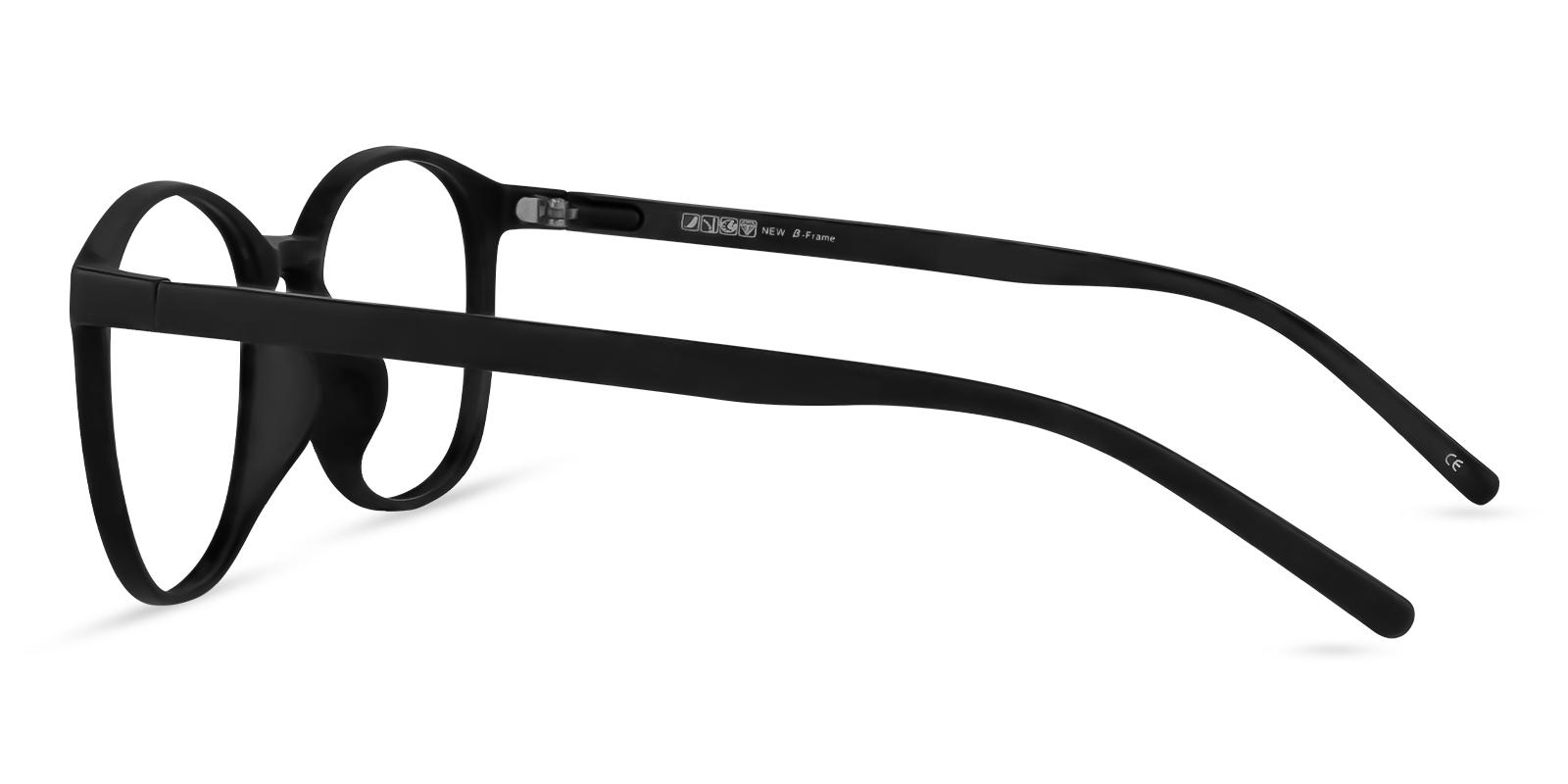 Dallas Black TR Eyeglasses , Lightweight , UniversalBridgeFit Frames from ABBE Glasses