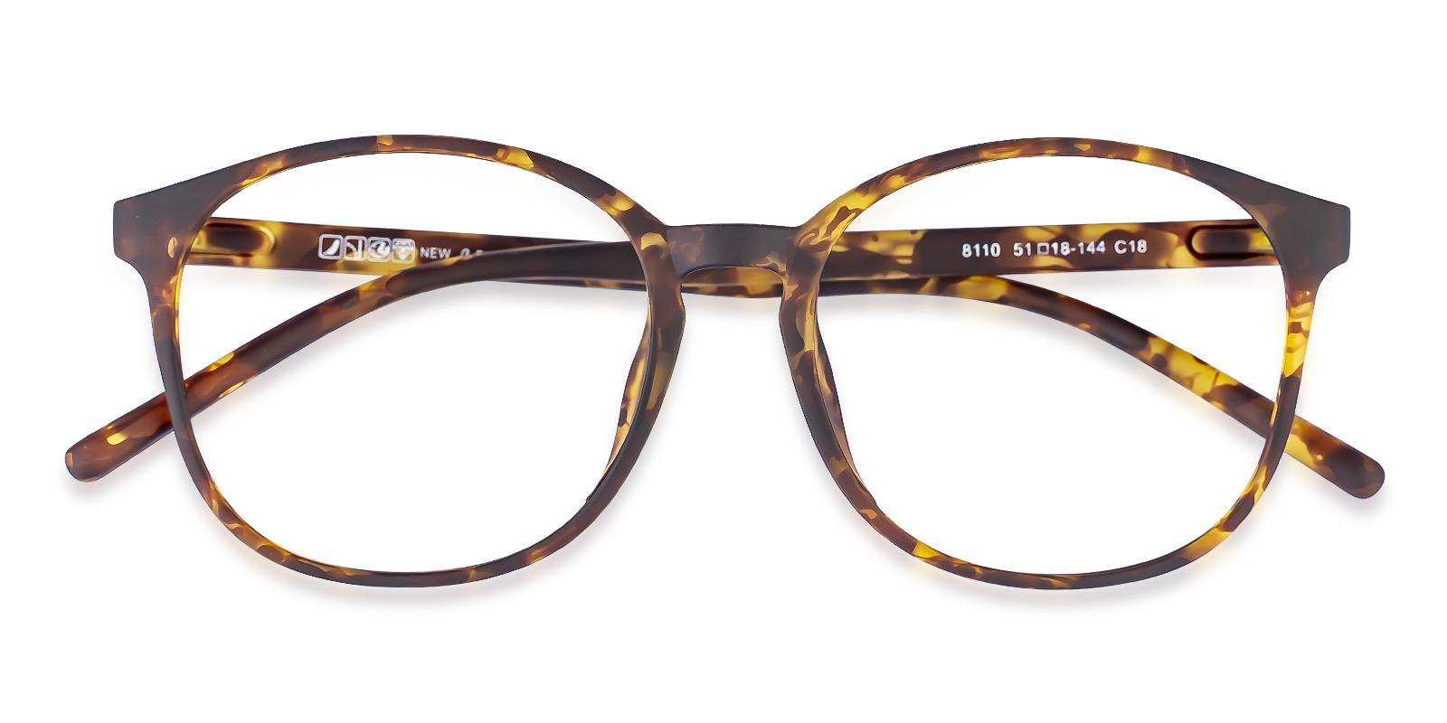 Dallas Tortoise TR Eyeglasses , Lightweight , UniversalBridgeFit Frames from ABBE Glasses
