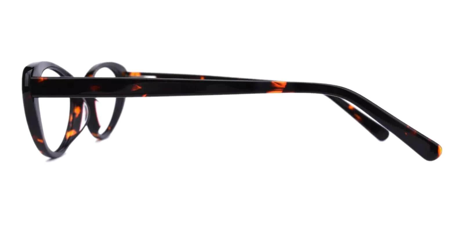 Elena Leopard Acetate Eyeglasses , UniversalBridgeFit Frames from ABBE Glasses