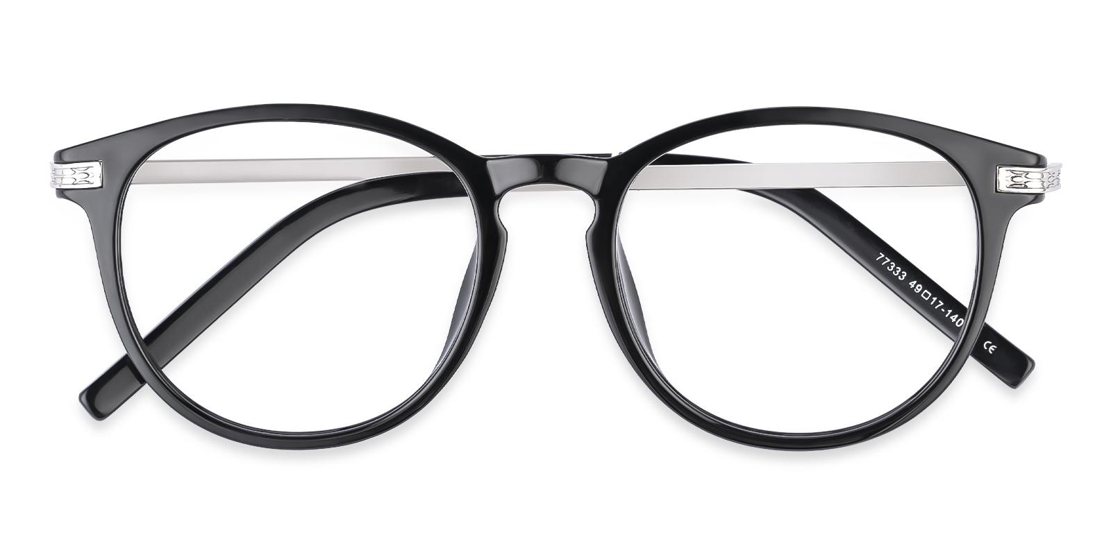 Callie Black Combination Eyeglasses , UniversalBridgeFit Frames from ABBE Glasses