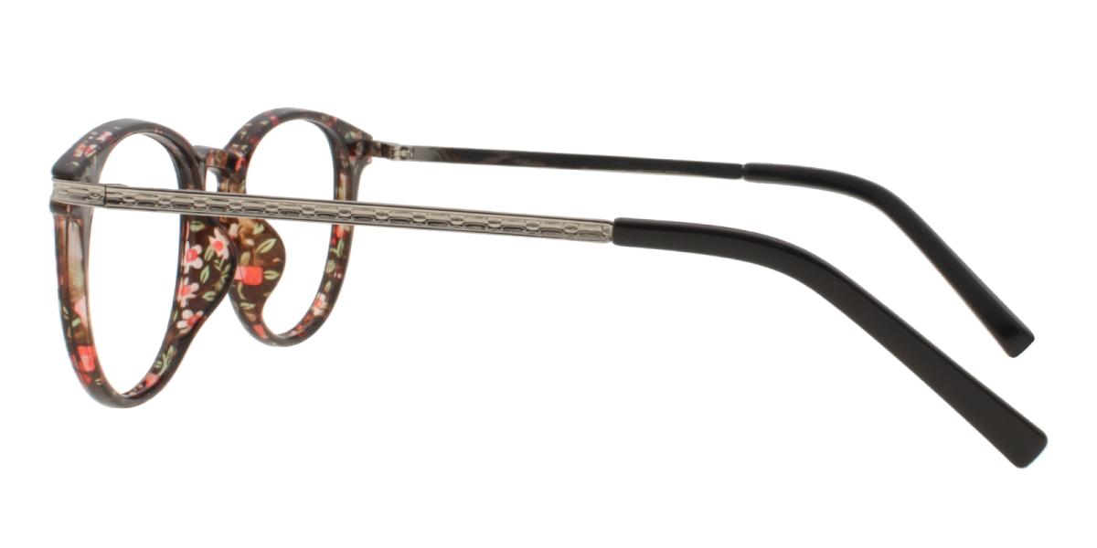 Callie Pattern Combination Eyeglasses , UniversalBridgeFit Frames from ABBE Glasses