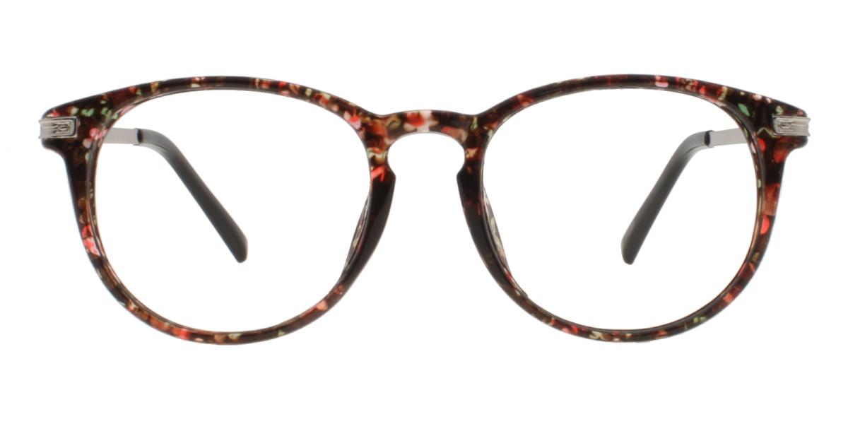 Callie Pattern Combination Eyeglasses , UniversalBridgeFit Frames from ABBE Glasses