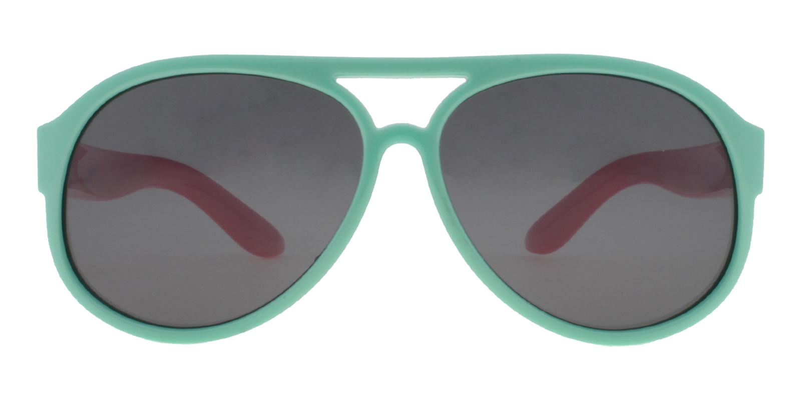  Green Plastic Sunglasses , UniversalBridgeFit Frames from ABBE Glasses