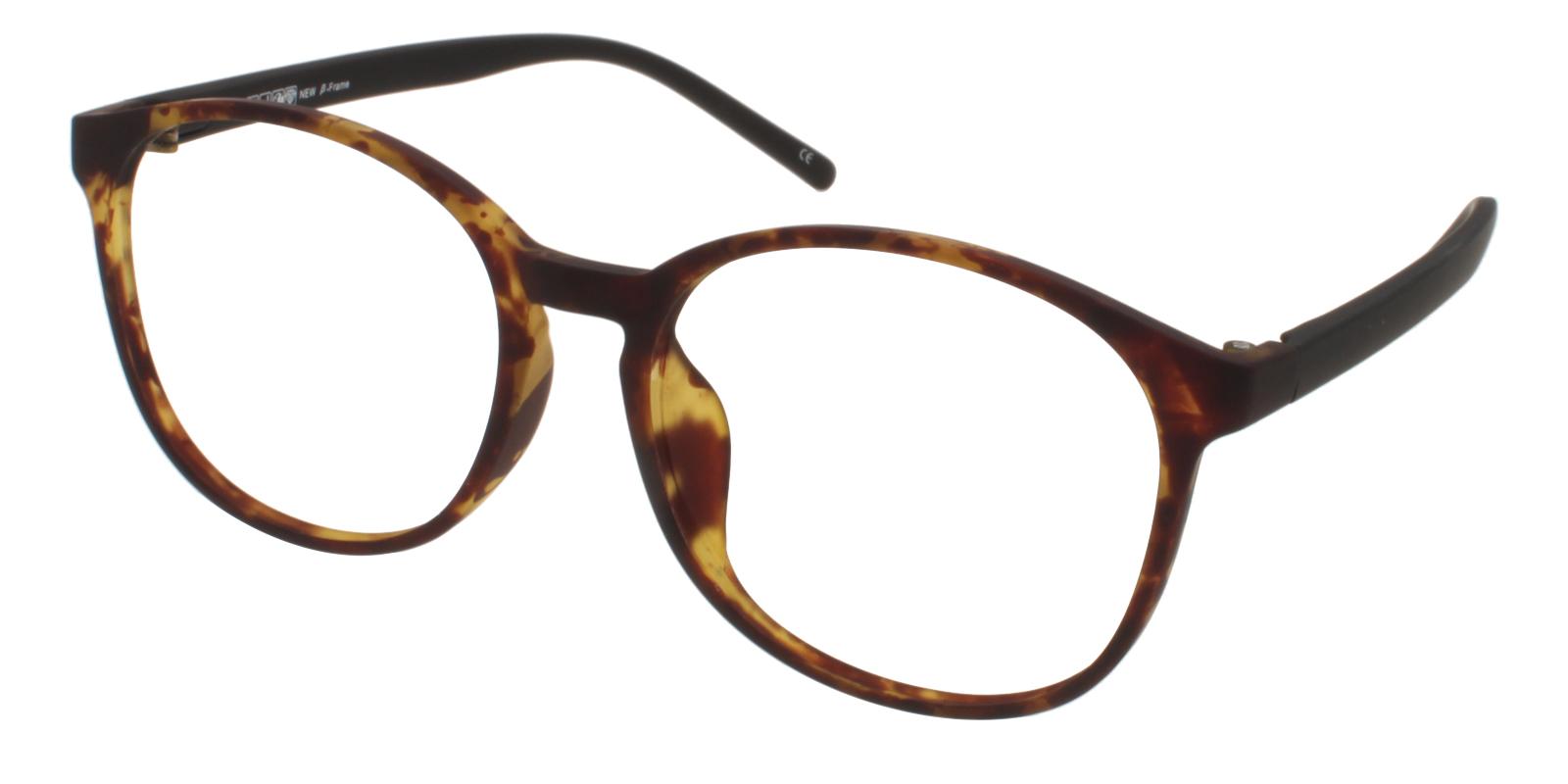 Dominica Tortoise TR Eyeglasses , Lightweight , UniversalBridgeFit Frames from ABBE Glasses