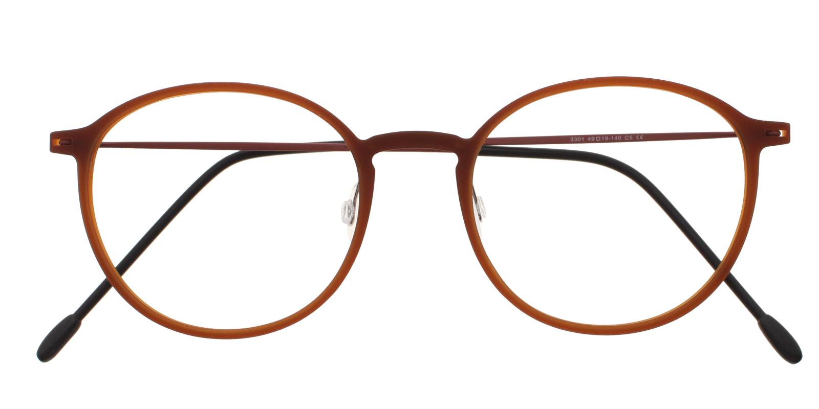 Gambia Brown Combination NosePads , Eyeglasses , Lightweight Frames from ABBE Glasses