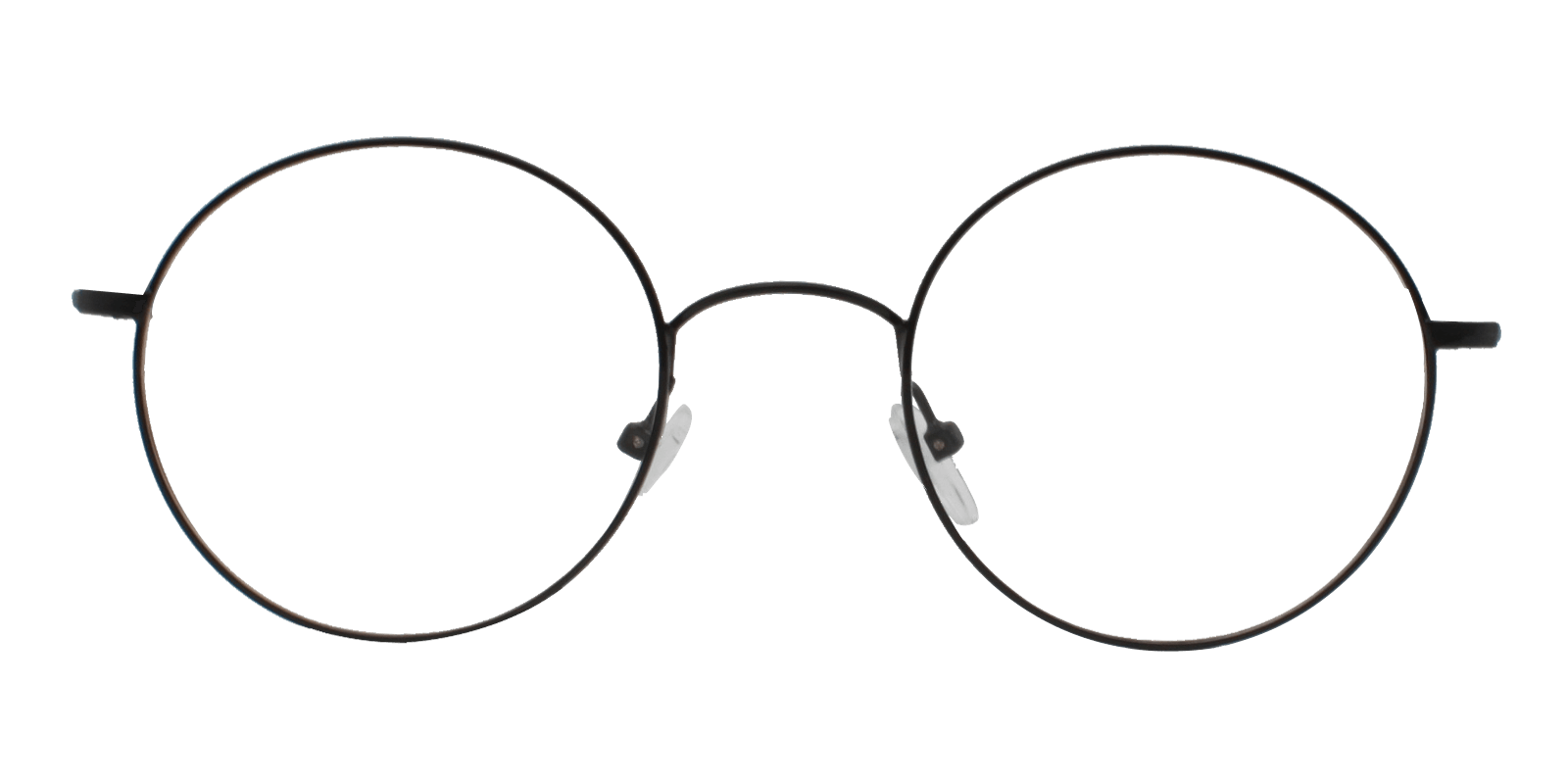 Faith Round Black Frames Glasses ABBE Glasses