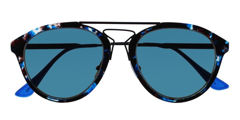 Madeline Blue  Frames from ABBE Glasses