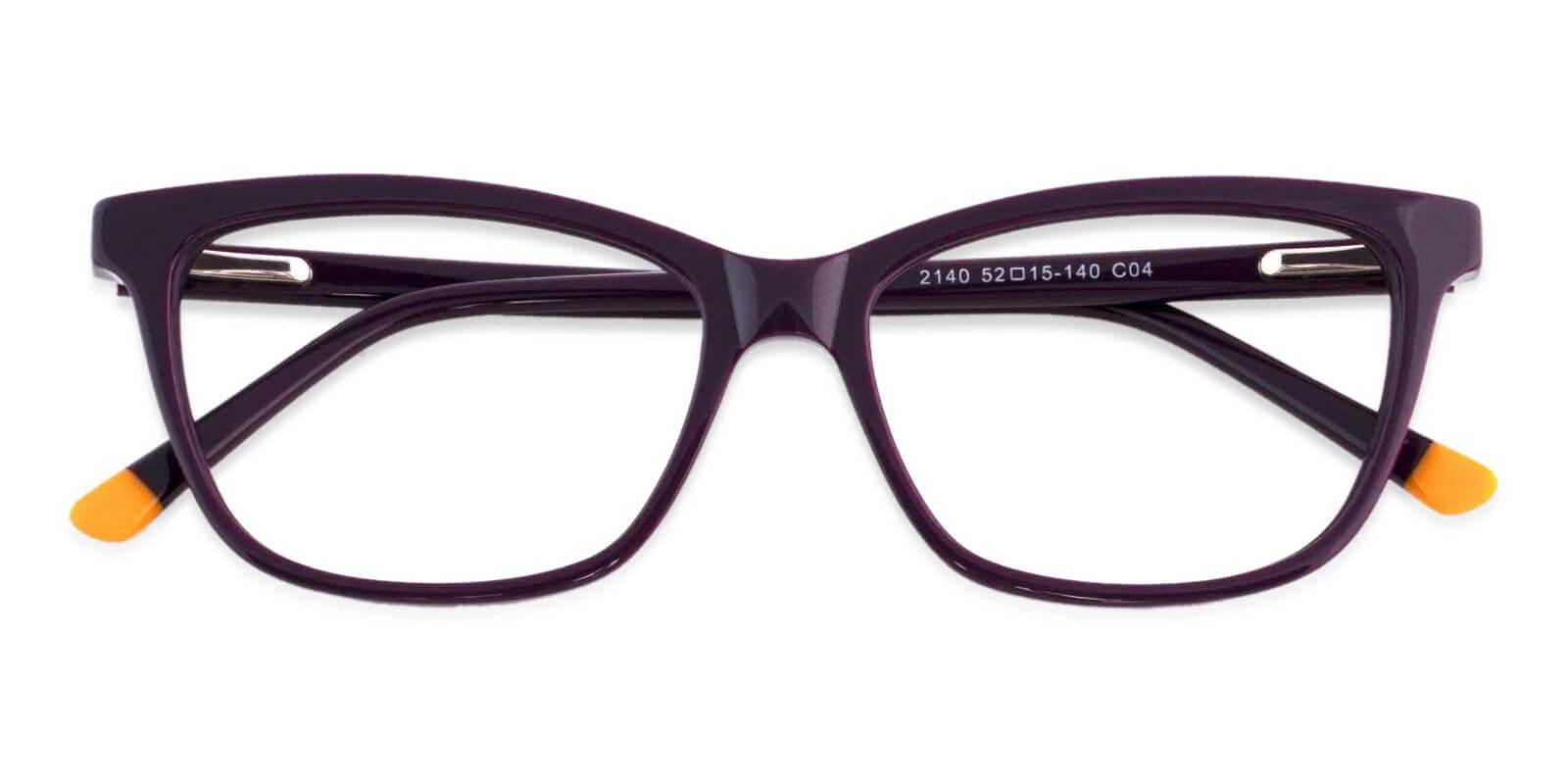 Estonia Purple Acetate Eyeglasses , SpringHinges , UniversalBridgeFit Frames from ABBE Glasses