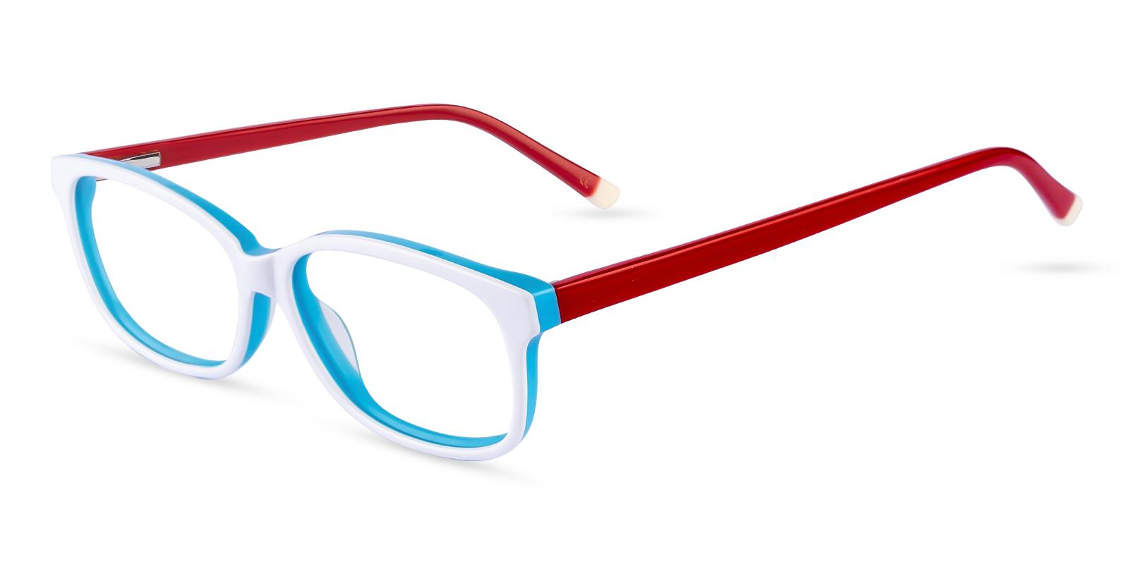 Cyprus White Acetate SpringHinges , UniversalBridgeFit , Eyeglasses Frames from ABBE Glasses