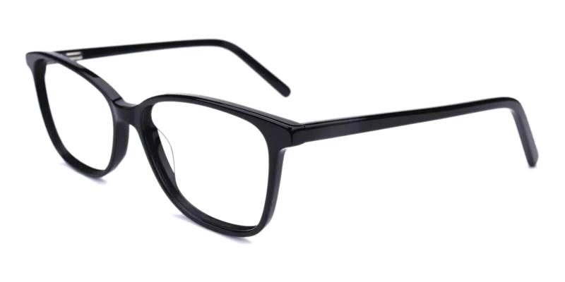 Black Belize - Acetate ,Universal Bridge Fit