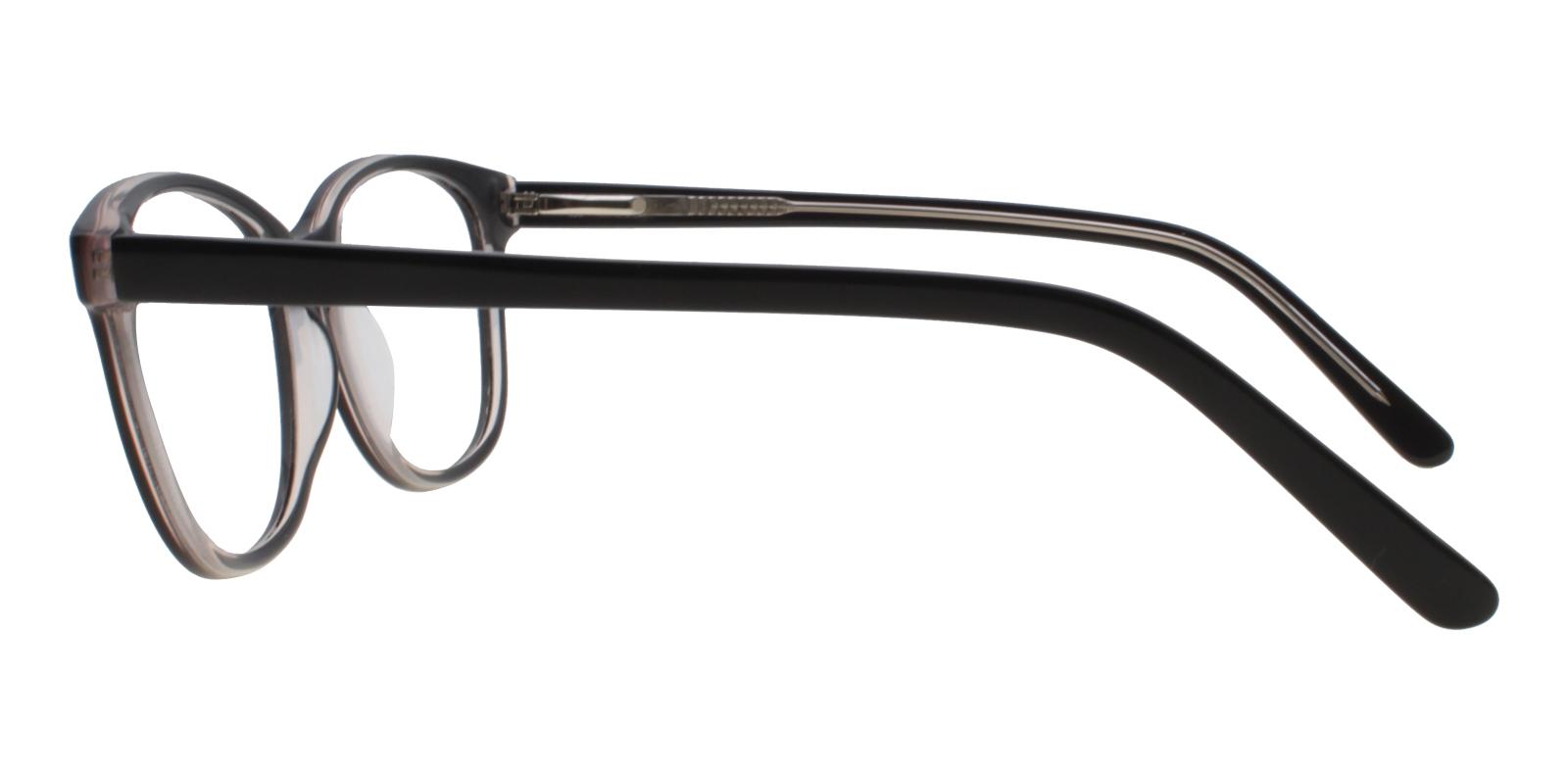 Bolivia Black Acetate SpringHinges , UniversalBridgeFit , Eyeglasses Frames from ABBE Glasses