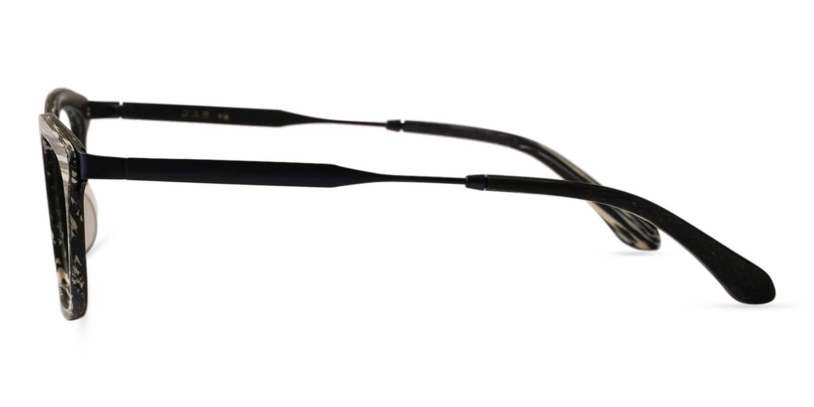Audrey Pattern Acetate , Metal Eyeglasses , UniversalBridgeFit Frames from ABBE Glasses