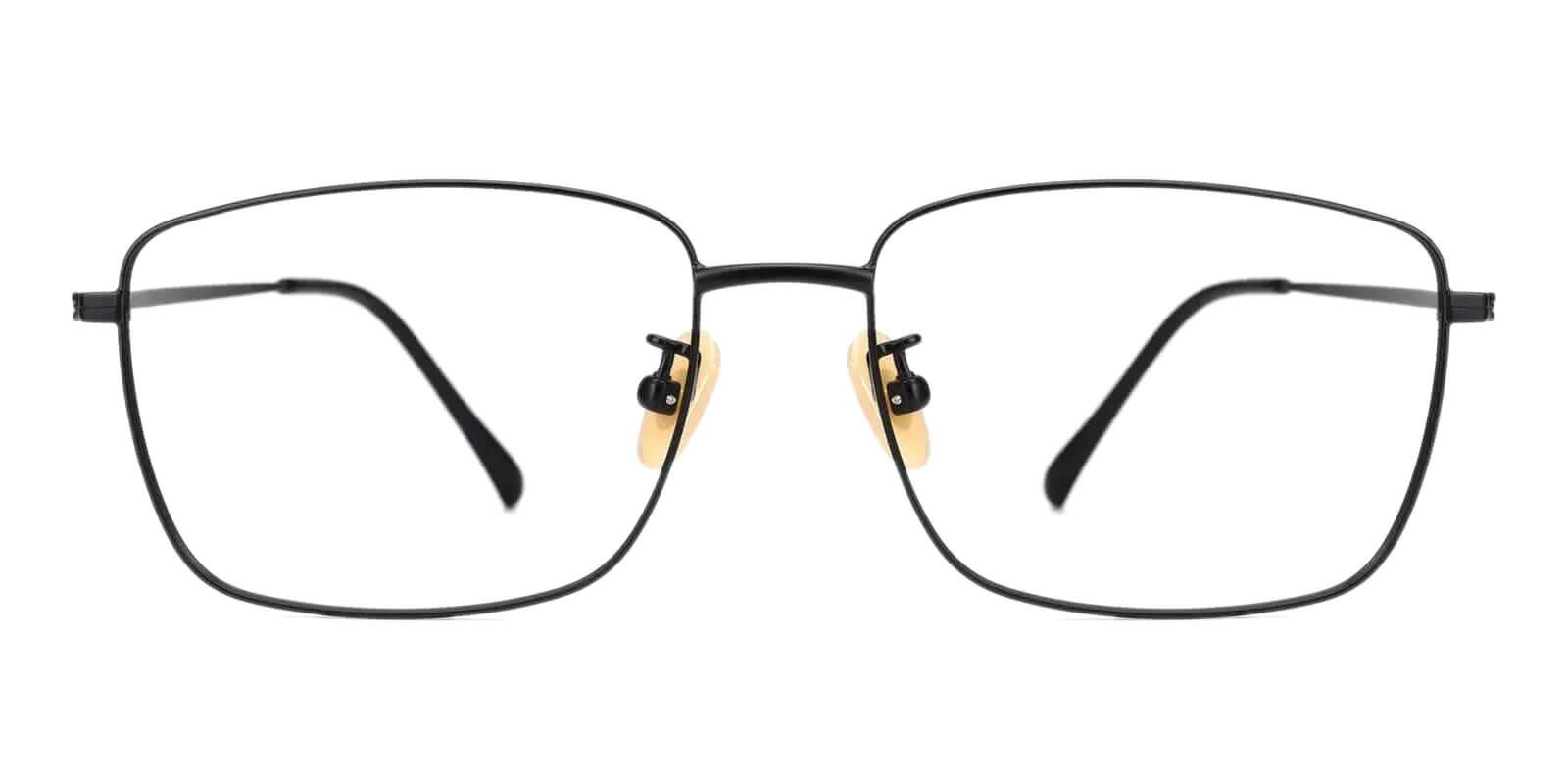 Morocco Black Titanium Lightweight , NosePads , Eyeglasses Frames from ABBE Glasses