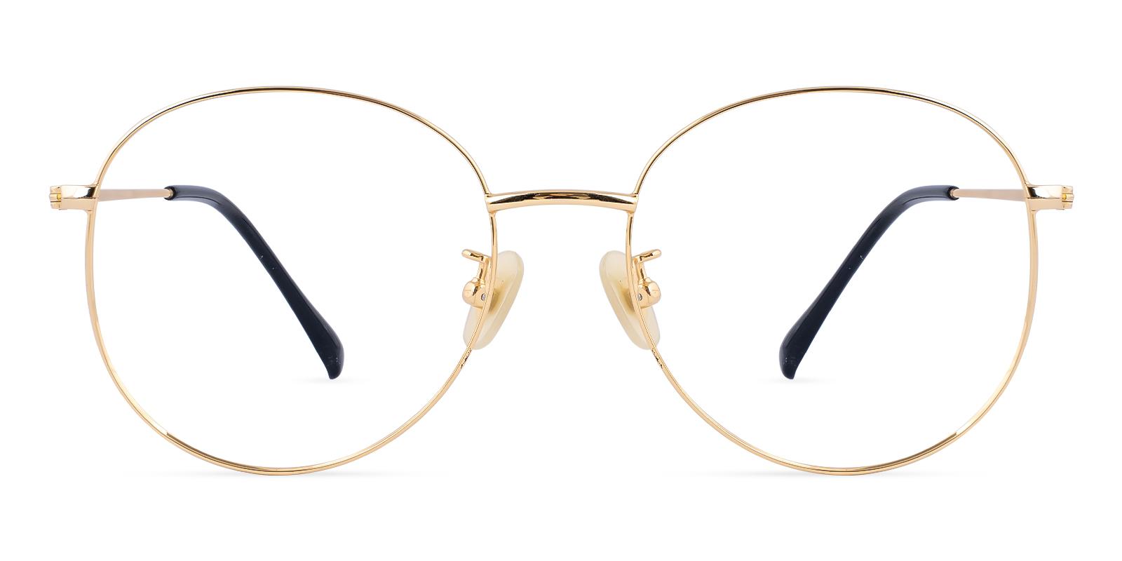 Mongolia Gold Titanium Eyeglasses , Lightweight , NosePads Frames from ABBE Glasses